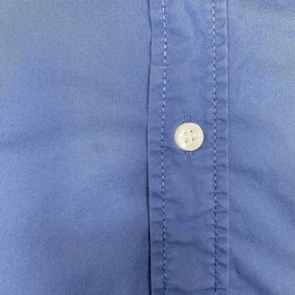 H&M LOGG Blue Cotton Long Sleeve Button-Up Shirt - Picture 6 of 11
